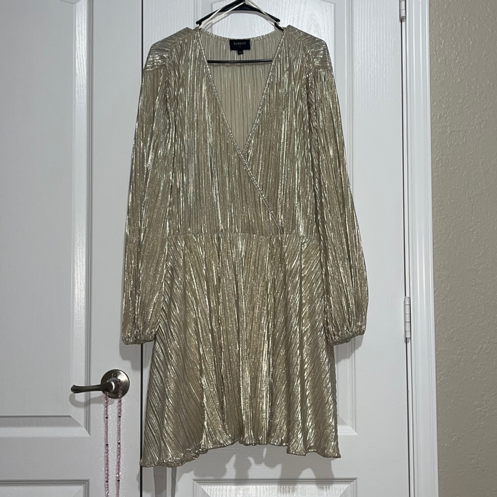 Gold dress